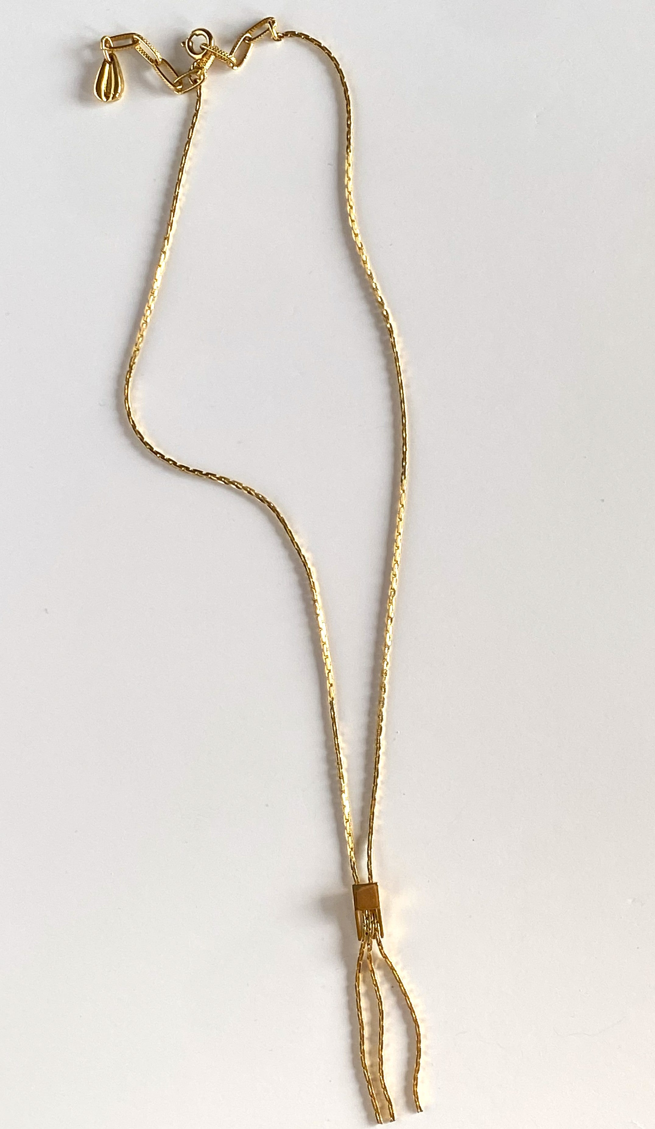 SACHA Adjustable Tassel Drop Necklace