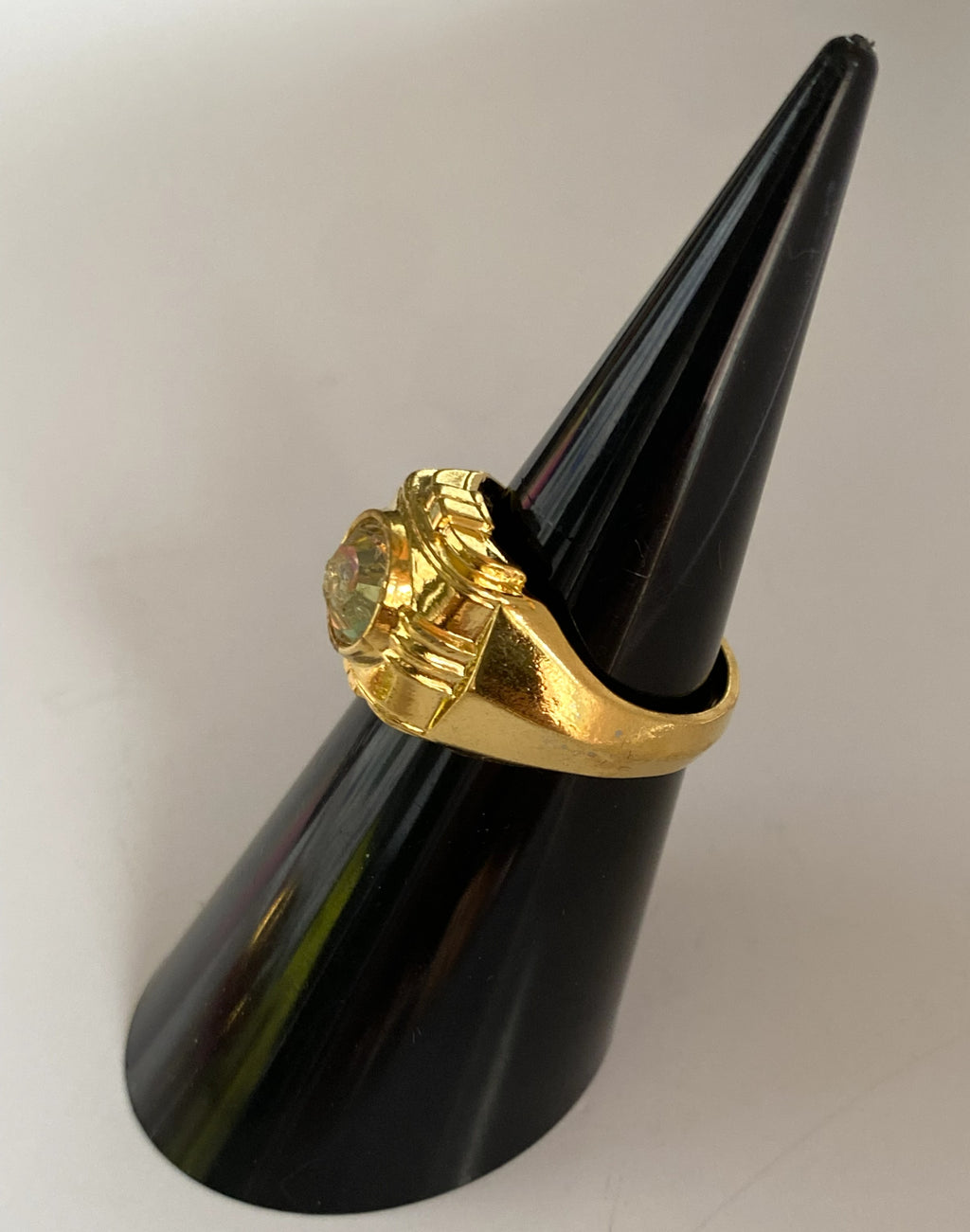 CARINA Yellow Crystal Ring