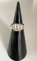 DELTA Large Crystal Cocktail Ring