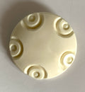 IVY Cream Circle Brooch