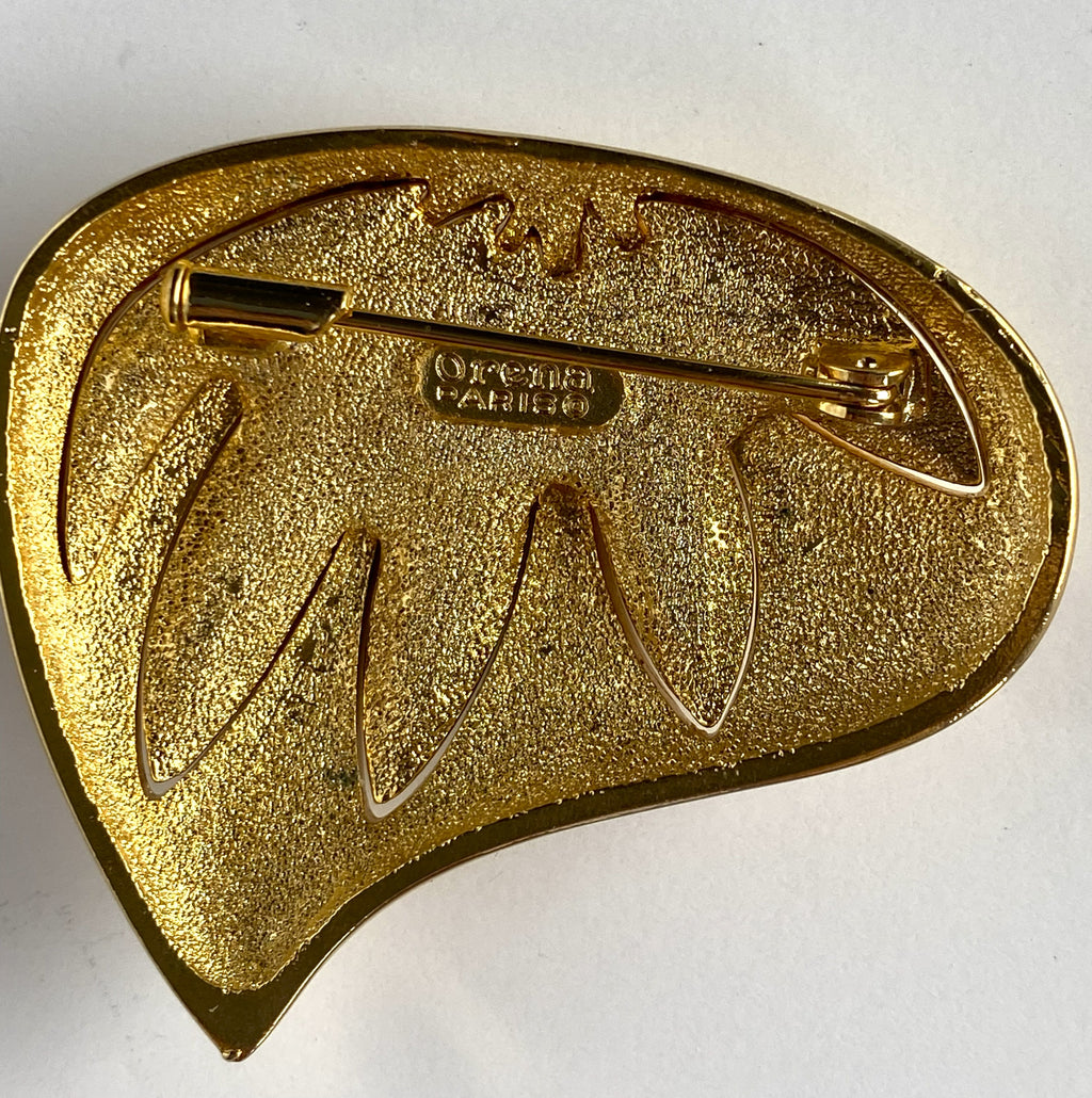 GOLDIE Orena Paris Gold Brooch