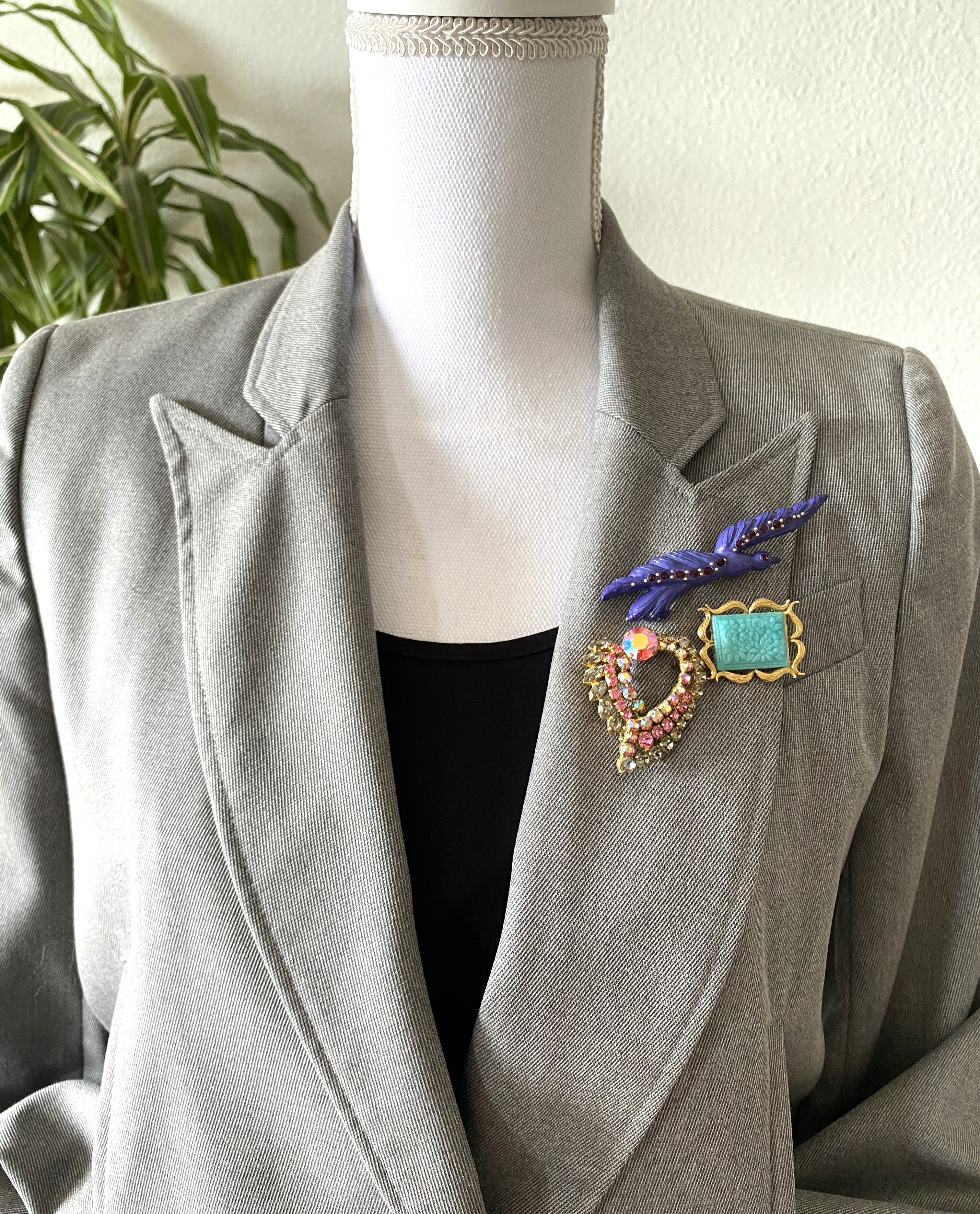 JULIETTE Heart Shaped Brooch