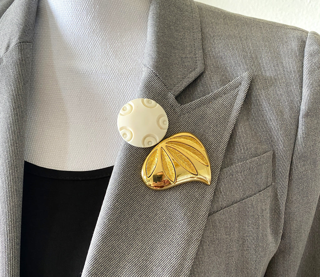 GOLDIE Orena Paris Gold Brooch